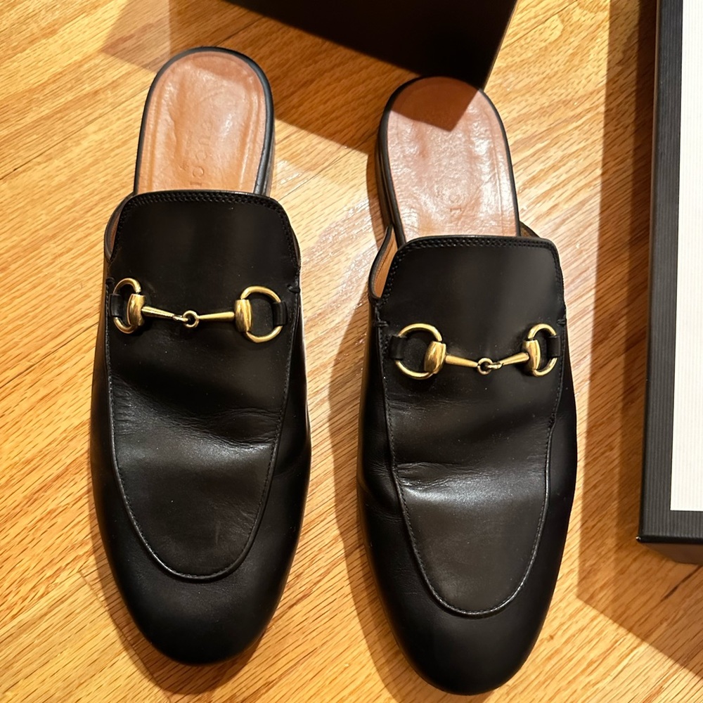 GUCCI Princetown leather slipper